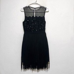 *SOLD* BCBG Maxazria - Melly fringe dress